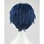 billiga Kostymperuk-cosplay kostym peruk syntetisk peruk cosplay peruk lockig lockig peruk kort blått syntetiskt hår dam blå hårglädje