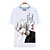 baratos Cosplay para o Dia a Dia &amp; T-shirts-Inspirado por Tokyo Ghoul Ken Kaneki Anime Fantasias de Cosplay Japanês Cosplay T-shirt Estampado Manga Curta Blusa Para Homens