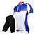 cheap Men&#039;s Clothing Sets-TASDAN Men&#039;s Short Sleeve Cycling Jersey with Shorts Black Bike Shorts Jersey Clothing Suit Breathable 3D Pad Quick Dry Reflective Strips Back Pocket Sports Solid Color Mountain Bike MTB Road Bike