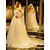 cheap Wedding Veils-One-tier Lace Applique Edge Wedding Veil Cathedral Veils with Embroidery Lace / Tulle / Angel cut / Waterfall