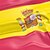 preiswerte Ballons-Spanien-Flagge Nation Polyester Banner fliegen individuelle Flagge auf der ganzen Welt weltweit im Freien (ohne flagpole)