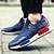 cheap Men&#039;s Sneakers-Men&#039;s Flat Heel Lace-up Tulle Comfort / Espadrilles Spring / Summer / Fall Red / Blue / Black / Party &amp; Evening / Athletic / Winter / Party &amp; Evening / Outdoor