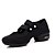 baratos Sapatos de Dança-Sapatos de Dança(Preto / Verde / Vermelho) -Feminino-Não Personalizável-Tênis de Dança