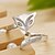 cheap Rings-Sterling Silver Ring Fox Silver Plated Ring Adjustable Fashion Jewelry for Women Wedding Party Engagement Ring