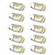 cheap LED Bi-pin Lights-1.5 W LED Corn Lights 130-150 lm G4 T 10 LED Beads SMD 5730 Warm White Cold White 12 V / 10 pcs