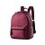 cheap Backpacks &amp; Bookbags-Women&#039;s PU Leather School Bag Commuter Backpack Large Capacity Rivet Solid Colored Floral Print Daily Wine Black Blue