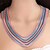 olcso Divat nyaklánc-Női Nyakláncok Rakott nyakláncok Többrétegű Európai Divat Többrétegű Ötvözet Aranyozott Szivárvány Piros Kék Ezüst Nyakláncok Ékszerek Kompatibilitás Parti Napi Hétköznapi