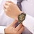 preiswerte Armbanduhr-Herren Armbanduhr Quartz Stoff Band Grün Marke-