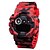 cheap Sport Watches-SANDA Men&#039;s Sport Watch / Wrist Watch / Digital Watch Alarm / Calendar / date / day / Chronograph Rubber Band Camouflage Red / Green / Grey / LCD