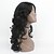 cheap Synthetic Trendy Wigs-Synthetic Wig Wavy Synthetic Hair Wig Capless Dark Black