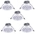 Χαμηλού Κόστους LED Χωνευτά Φωτιστικά-5 τεμ 7 W LED Σποτάκια LED Ceilling Light Recessed Downlight 7 LED χάντρες LED Υψηλης Ισχύος Διακοσμητικό Θερμό Λευκό Ψυχρό Λευκό 175-265 V / RoHs / 90
