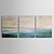cheap Landscape Paintings-Oil Painting Hand Painted - Landscape Modern Stretched Canvas / Three Panels