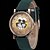 Недорогие Модные часы-Жен. Нарядные часы Модные часы Кварцевый Кожа Группа Винтаж Черный Синий Красный Коричневый