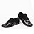 olcso Latin cipők-Férfi Báli Pihe / Bőrutánzat Magassarkúk Fűző Vaskosabb sarok Személyre szabható Dance Shoes Fekete / Teljesítmény