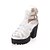 זול סנדלי נשים-נעלי נשים-סנדלים / בלרינה\עקבים-דמוי עור-פלטפורמה / גלדיאטור / פתוח-שחור / לבן-שמלה / קז&#039;ואל / מסיבה וערב-מדרס מחולק
