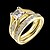 זול Fashion Ring-בגדי ריקוד נשים זירקונה מעוקבת טבעת הטבעת טבעות הגדר זירקון זירקוניה מעוקבת פלדת טיטניום נשים אופנתי Fashion Ring תכשיטים עבור חתונה Party יומי קזו&#039;אל