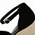 billige Sandaler til kvinner-Dame-Kunstlær-Kilehæl Platå-Platå D&#039; Orsay og todeltKontor og arbeid Formell Fritid Fest/aften-Svart Rosa