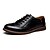 ieftine Oxfords Bărbați-Pantofi barbati Birou &amp; Carieră / Casual Piele Oxford Negru / Maro / Burgundia