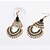 cheap Earrings-The Trend Of Retro National Wind Bohemian Rhinestones  Multilayer Drop Earrings