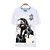 Недорогие Косплей на каждый день-Вдохновлен Токио вурдалак Кен Kaneki Аниме Косплэй костюмы Японский Косплей футболка С принтом С короткими рукавами Кофты Назначение Муж.