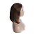 Χαμηλού Κόστους Περούκες από ανθρώπινα μαλλιά-Φυσικά μαλλιά Χωρίς επεξεργασία Ανθρώπινη Τρίχα Δαντέλα Μπροστά Περούκα Κούρεμα καρέ Kardashian στυλ Βραζιλιάνικη Ίσιο Φύση Μαύρο Περούκα 10 inch Γυναικεία Κοντό Μεσαίο Μακρύ / Ίσια