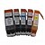cheap Printer Supplies-BLOOM®525BK+526BK/C/M/Y Compatible Ink Cartridge For Canon IP4850/IP4950/IX6550/MG5150/MG5250 Full Ink(5 color 1 set)