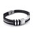 abordables Bracelet Homme-Bracelets en cuir Homme Acier inoxydable Cuir Original Classique Mode Bracelet Bijoux Argent Rouge Rose Doré pour Regalos de Navidad Quotidien Décontracté Sports