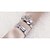 זול Fashion Ring-טבעות לזוג כסף כסף סטרלינג אבן נוצצת כסוף צלב לב כתר נשים אופנתי ירח דבש 2 יחידות / טבעת אירוסין