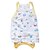 baratos Roupa para Cães-Gato Cachorro Vestidos Roupas para Cães Floral / Botânico Branco Amarelo Azul Algodão Ocasiões Especiais Para Primavera &amp; Outono Verão Mulheres Fashion