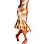 olcso Latin tánc ruházat-Latin tánc Alsók Női Edzés Spandex / Chinlon / Bársony Minta Természetes Szoknya