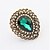 cheap Rings-Vintage Jewelry Punk Female Gold-plated Crystal Rhinestone Adjustable Ring