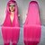 billige Kostymeparykk-cosplay kostyme parykk syntetisk parykk cosplay parykk rett rett parykk rosa veldig langt rosa syntetisk hår kvinners rosa hårglede
