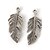 cheap Necklaces-Beadia Antique Silver Metal Feather Charm Pendants Olive Tree Flower Leaf Jewelry Connectors DIY Accessories