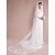 cheap Wedding Veils-One-tier Lace Applique Edge Wedding Veil Chapel Veils / Cathedral Veils with Appliques Tulle