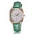 baratos Relógios da Moda-Mulheres Relógio de Moda Impermeável Couro Banda Branco / Azul / Verde