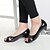 cheap Women&#039;s Sandals-Women&#039;s Shoes Patent Leather Low Heel Peep Toe / Open Toe Sandals Office &amp; Career / Dress / Casual Black / Blue / Pink