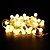 abordables Guirlandes Lumineuses LED-décoration 4m 40 conduit en plein air vacances lumière blanche / blanc chaud conduit de lumière de chaîne (4.5v)