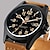 cheap Quartz Watches-Quartz Watch for Men&#039;s Men Analog Quartz Casual Classic Calendar / date / day Day Date Alloy Leather / One Year