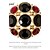 billige Brosjer-d stige ny ankomst små runde kvinner gullbelagt brosje pins svart og rød Rhinestone smykker