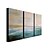 cheap Landscape Paintings-Oil Painting Hand Painted - Landscape Modern Stretched Canvas / Three Panels
