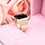 זול Fashion Ring-בגדי ריקוד נשים טבעת הצהרה - יהלום מדומה, סגסוגת פאר, אופנתי, אלגנטית 7 / 8 / 9 / 10 שחור עבור Party יומי קזו&#039;אל / אבן נוצצת