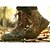 preiswerte Herrenstiefel-Herrn Flacher Absatz Schnürsenkel Leinwand / Nappaleder 20.32-25.4 cm / Booties / Stiefeletten Komfort / Cowboystiefel / Westernstiefel / Springerstiefel Frühling / Sommer / Herbst Grün / Sportlich