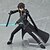 billige Anime-actionfigurer-Anime Actionfigurer Inspireret af SAO Swords Art Online Saber PVC 13 cm CM Model Legetøj Dukke Legetøj