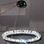 preiswerte Kronleuchter-Kreisförmig Kronleuchter Moonlight - Kristall, LED, 90-240V, Wärm Weiß / Kühl Weiß, Inklusive Glühbirne / 15-20㎡ / integrierte LED