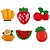 cheap Kitchen Utensils &amp; Gadgets-1Pcs Resin Vegetables Fruit Style Kitchen Fridge Magnet Sheet Funny Gift(Random Color)