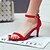 cheap Women&#039;s Sandals-Women&#039;s Shoes Stiletto Heel Open Toe Sandals Party &amp; Evening / Dress / Casual Black / Red / Beige