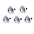 abordables Lampes Encastrées LED-5pcs a mené des lumières encastrées retrofit 3 haute puissance a mené 350lm blanc chaud blanc froid ac85-265v