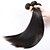 halpa Luonnollisen väriset ja kiharat hiustenpidennykset-3 pakettia Hiuskudokset Brasilialainen Suora Hiukset Extensions Virgin-hius Hiukset kutoo / 10A