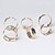 זול Fashion Ring-בגדי ריקוד נשים טבעת הצהרה מוזהב סגסוגת יומי קזו&#039;אל תכשיטים
