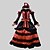 economico Costumi anime-Ispirato da Date A Live Kurumi Tokisaki Anime Costumi Cosplay Abiti Cosplay Vintage Senza maniche Top / Gonna / Maniche Per Per donna / Raso